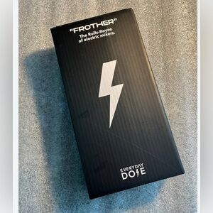 EVERYDAY DOSE USB Charging Silver Electric Rechargeable Milk Frother